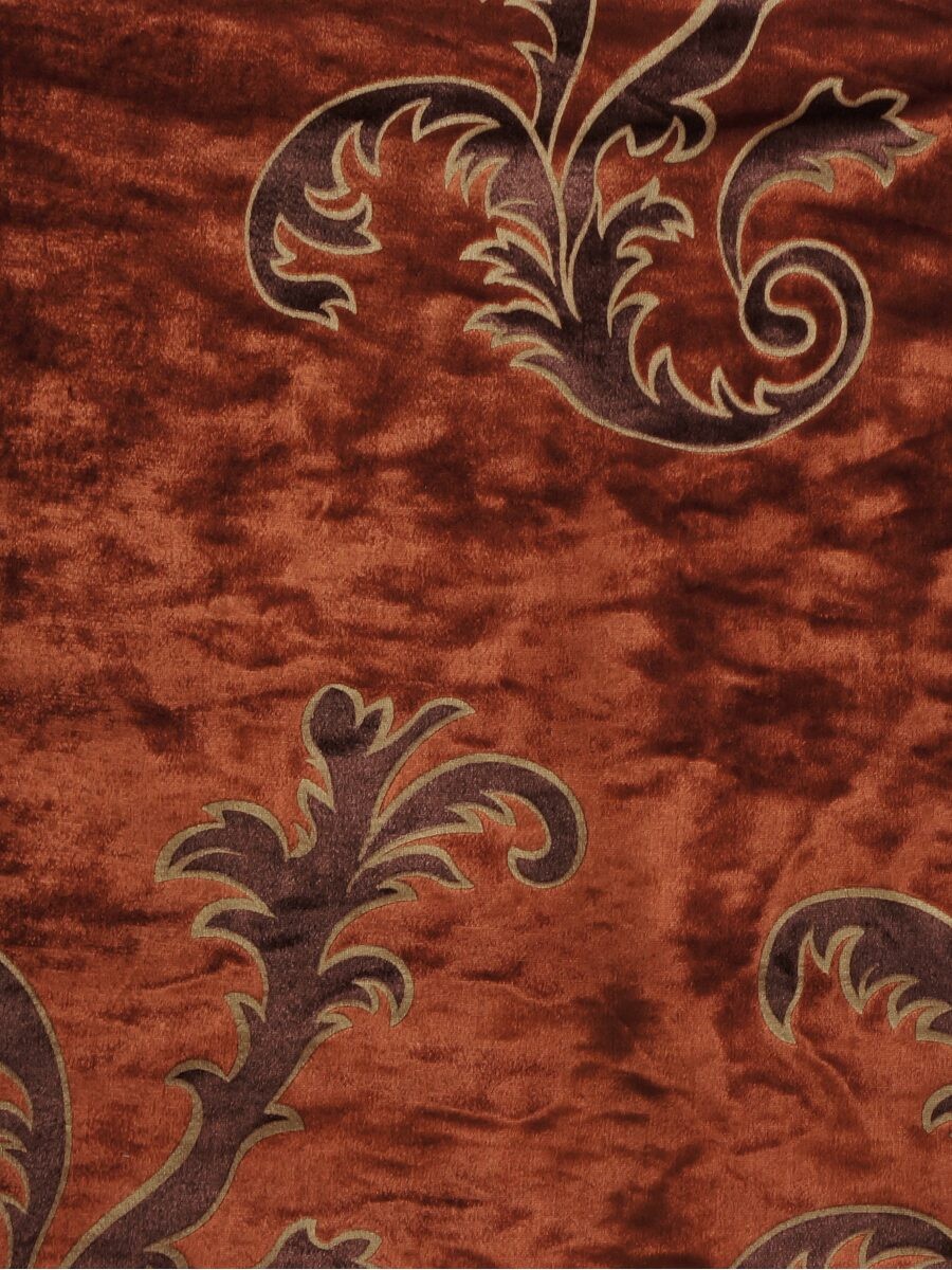 hebe mid scale scrolls single pinch pleat velvet curtains color rust hebe mid scale scrolls single pinch pleat velvet curtains color rust - Rust Color Curtains hebe mid scale scrolls single pinch pleat velvet curtains color rust hebe mid scale scrolls single pinch pleat velvet curtains color rust - Rust Color Curtains