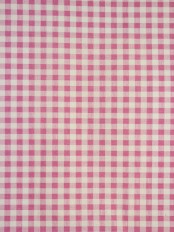 Alamere Pink and Ivory Checked Cotton Fabrics Per Yard