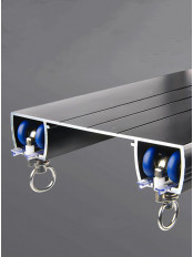 CHR66 Ceiling Mounted Double Curtain Rails For Heavy Curtains