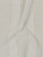 QY7151SA Laura Multi Type Faux Linen Custom Made Sheer Curtains (Color: Bright White)