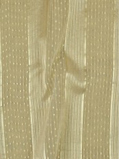 QY7151SB Laura Striped Custom Made Sheer Curtains with Gold Line