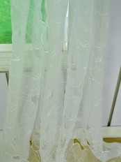 Elbert Hollow Out Embroidered Custom Made Sheer Curtains