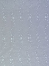 Elbert Daisy Chain Pattern Embroidered Grommet Sheer Curtains