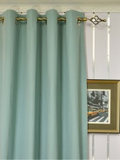 Extra Long Moonbay Plain Grommet Cotton Curtains