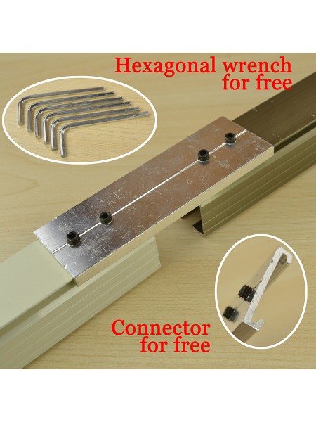 CHR6825 Gibbo Custom Double Curtain Track Set with Valance Track Ceiling & Wall Mount Curtain Track Connector