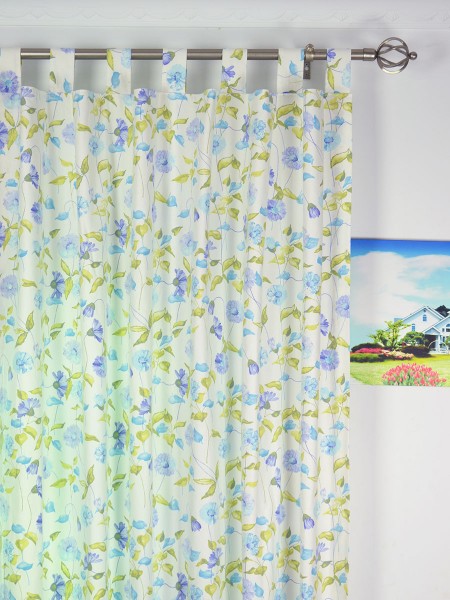 Alamere Daisy Chain Printed Cotton Fabrics Per Yard (Heading: Tab Top)