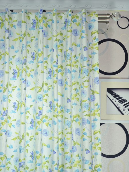 Alamere Daisy Chain Printed Cotton Fabrics Per Yard (Heading: Back Tab)