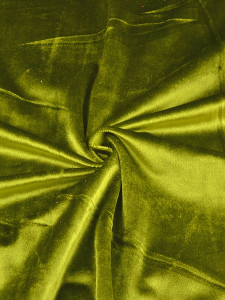 Whitney Green and Blue Plain Velvet Fabric Samples (Color: Dark Moss Green)