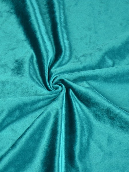 New arrival Denali Blue and Green Plain Waterfall and Swag Valance and Sheers Custom Made Chenille Velvet Curtains Pair For Living Room(Color: Persian Green)