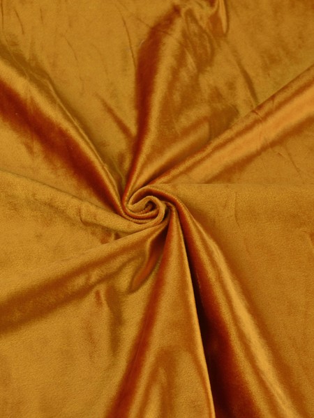 New arrival Denali Brown Plain Waterfall and Swag Valance and Sheers Custom Made Chenille Velvet Curtains(Color: Deep Carrot Orange)