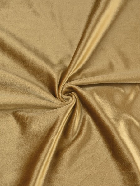 Whitney Brown Plain Velvet Fabric Samples (Color: Deep Saffron)