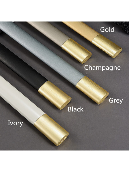 Warrego CHR107 New Design Black Blue Chanpagne Gold S Fold/Wave Fold Curtain Rails Ceiling/Wall Mount