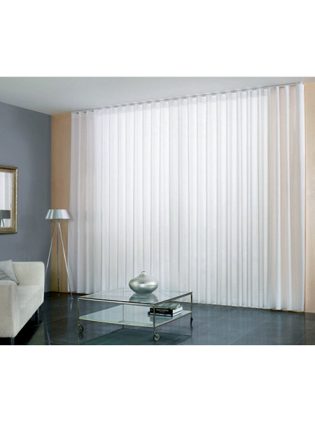 Warrego CHR112 Thick Ivory Black S-Fold/Wave Fold Custom Made Curtain Tracks Ceiling/Wall Mount For Sliding Doors