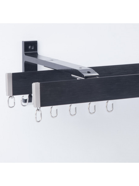 CHR1422 Ceiling/Wall Mounted Hidden Double Curtain Tracks For Living Room