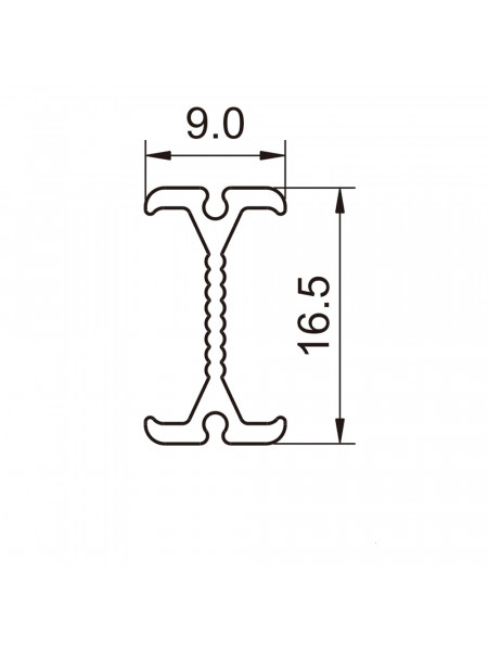 CHR18 Ivory S Fold Bendable Curtain Tracks Ceiling/Wall Mount For Bay Window