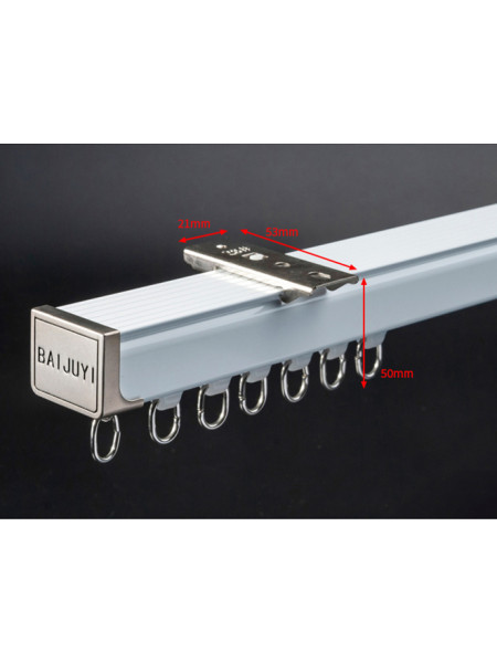 Length over 90 inches are supplied in 2 halves  with connector and an extra bracket