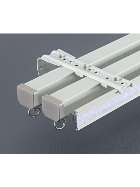 CHR35 Ivory Blue Gold Ceiling Wall Mount Curtain Tracks With Magnetic Carrier