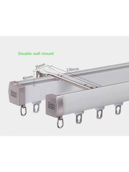 CHR47 New Anti-Light Leakage Design Hidden Ceiling Mounted Curtain Tracks For Living Room