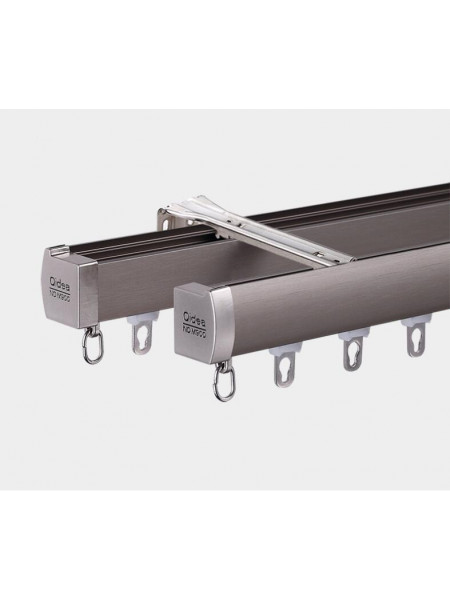 CHR47 New Anti-Light Leakage Design Hidden Ceiling Mounted Curtain Tracks For Living Room