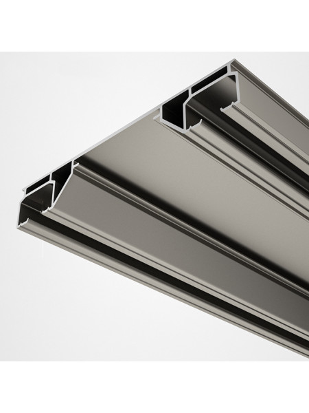 CHR51 Ceiling/Wall Mounted Aluminum Alloy Double Curtain Tracks