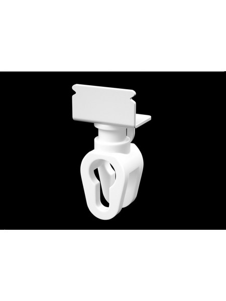 White Thin S-Fold Curtain Rails Made to Measurement Tracks Warrego