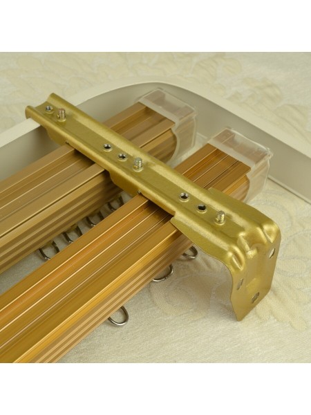 CHR6624 Triple Curtain Track Set with Valance Track