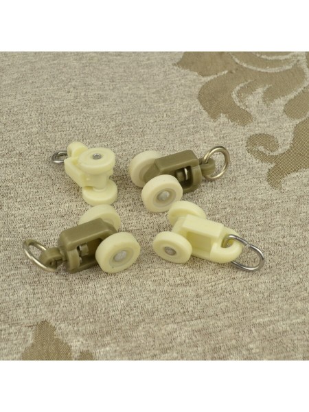 CHR6825 Gibbo Custom Double Curtain Track Set with Valance Track Ceiling & Wall Mount