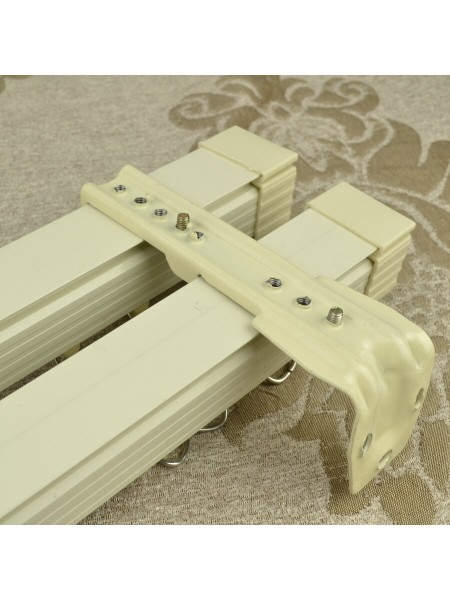 QYR6822 Gibbo Aluminum Alloy Double Curtain Track Set