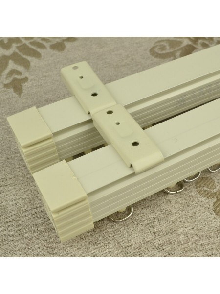QYR6822 Gibbo Aluminum Alloy Double Curtain Track Set