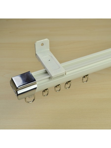 CHR7420 Ceiling & Wall Mount Custom Single Curtain Track