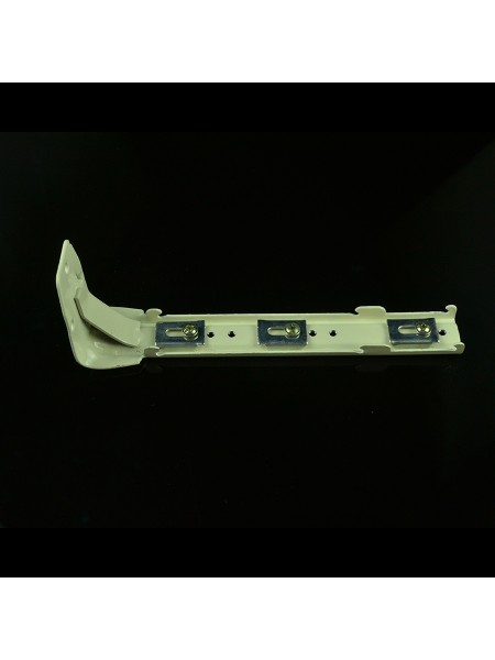 CHR8124 Ivory Triple Curtain Tracks with Valance Track Wall Mount Curtain Rails Triple Wall Bracket