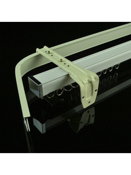Chr7625 Wall Mounted Double Curtain Tracks With Valance