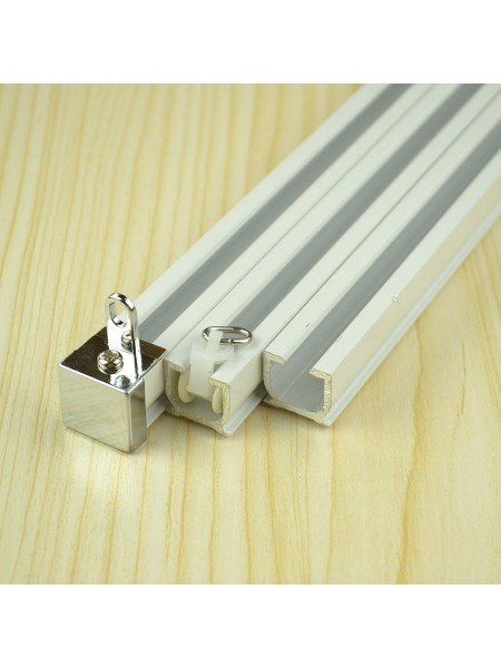 CHR7720 Ceiling Mounted or Wall Mounted Single Curtain Tracks and Rails Cross Section
