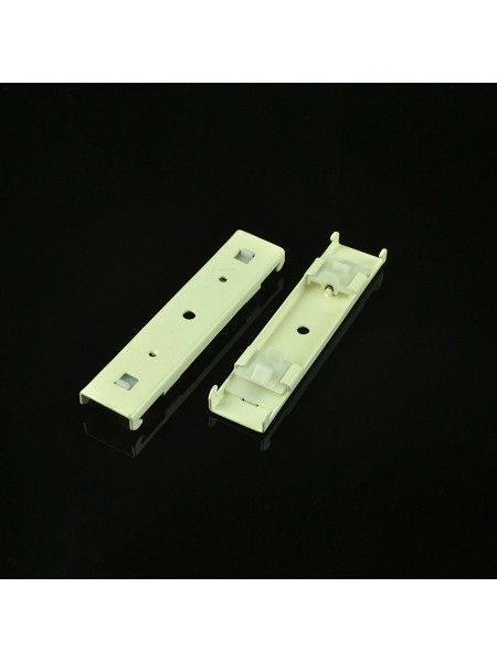 CHR8322 Ivory Bendable Double Curtain Tracks Ceiling/Wall Mount For Bay Window Double Ceilling Bracket