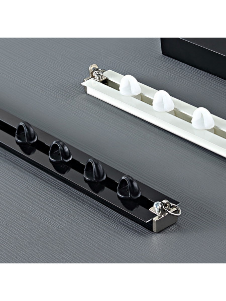 CHR90 Embedded Mute Ceiling Curtain Rail System For Room Divider