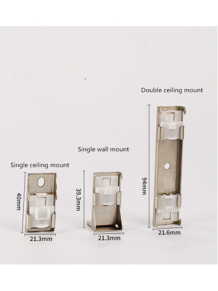 CHRY1124 Bendable Curtain Track And Valance Rail For Bay Window