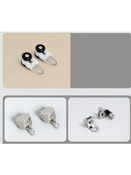 CHT01 Sonder Ball Curtain Rods With Track Gliders Customize