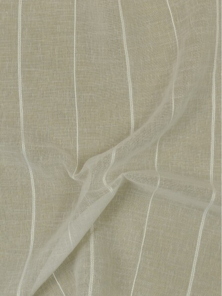 QY7151SA Laura Multi Type Faux Linen Custom Made Sheer Curtains (Color: Blanc de Blanc)