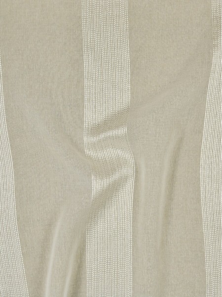 QY7151SK Laura Striped Custom Made Sheer Curtains (Color: Cloud Dancer)