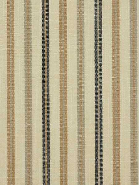 Striped Blackout Double Pinch Pleat Extra Long Curtains 108 - 120 Inch Panels (Color: Khaki)