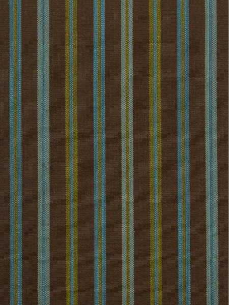 Striped Blackout Double Pinch Pleat Extra Long Curtains 108 - 120 Inch Panels (Color: Bondi blue)