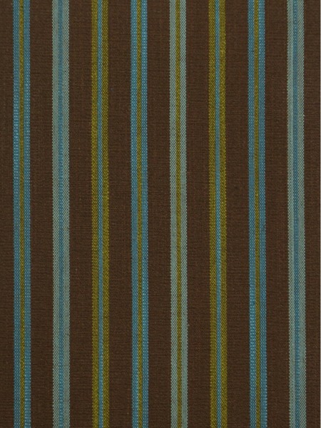 Hudson Yarn Dyed Striped Blackout Fabrics (Color: Bondi blue)