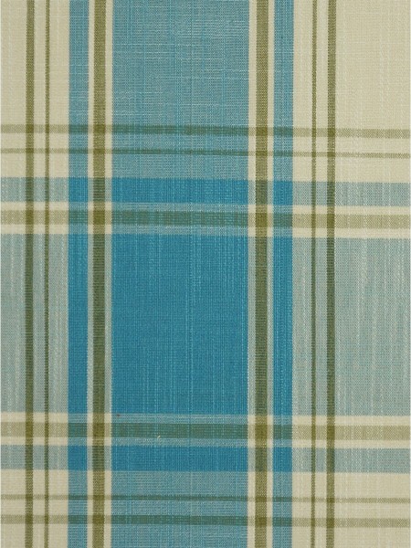Big Plaid Blackout Double Pinch Pleat Extra Long Curtains 108 - 120 Inch Panels (Color: Vanilla)