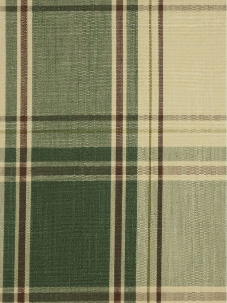 Big Plaid Blackout Double Pinch Pleat Extra Long Curtains 108 - 120 Inch Panels (Color: Fern green)