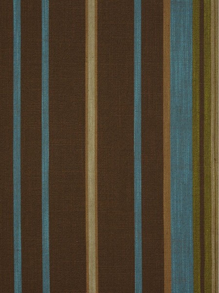 Irregular Striped Double Pinch Pleat Extra Long Curtains 108 - 120 Inch Panels (Color: Capri)