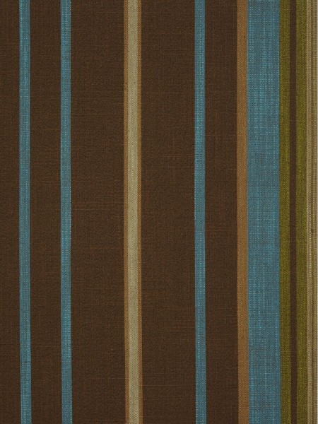 Irregular Striped Double Pinch Pleat Extra Long Curtains 108 - 120 Inch Panels (Color: Capri)