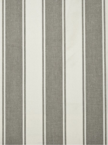 Moonbay Narrow-stripe Cotton Fabric Sample (Color: Ecru)