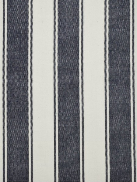 Moonbay Narrow-stripe Grommet Curtains (Color: Duke blue)