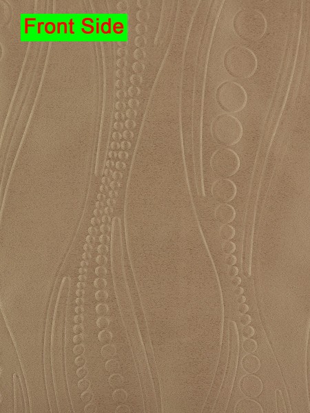 Extra Wide Swan Geometric Waves Tab Top Curtains 100 Inch - 120 Inch Curtains (Color: Beaver)