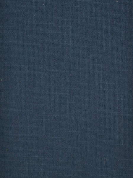 Hudson Cotton Blend Solid Double Pinch Pleat Curtain (Color: Bondi blue)